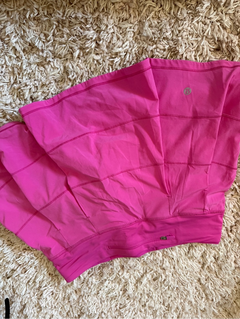 lululemon athletica Bright Pink Athletic Skort